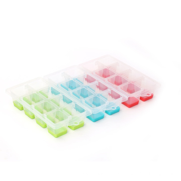 Easy-Release TPR & Flexible 8-Square Ice Cube Tray